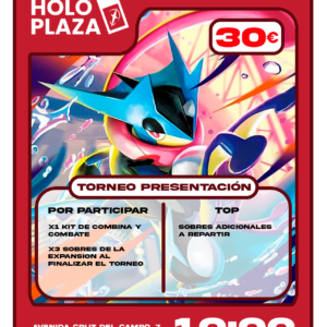 Presentación Pokémon TCG Megaevolución: Caos Creciente Sábado 9 Mayo