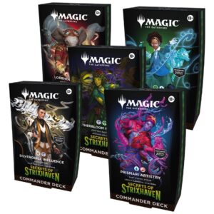 Magic the Gathering Secrets of Strixhaven Mazos de Commander