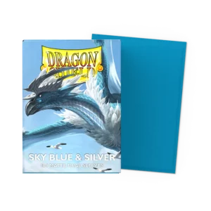 Fundas Dragon Shield Sky Blue & Silver Dual Matte