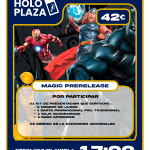 Magic the Gathering Marvel Super Heroes Presentación Viernes 19 Junio17:00