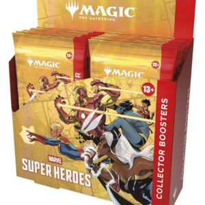 Magic the Gathering Marvel Super Heroes Caja de Sobres de coleccionista inglés