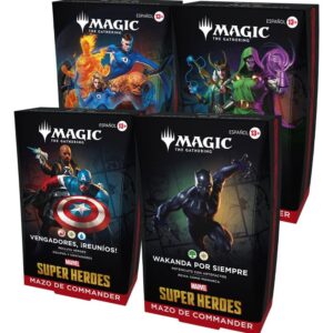 Magic the Gathering Marver Super Heroes Mazo de Commander aleatorio
