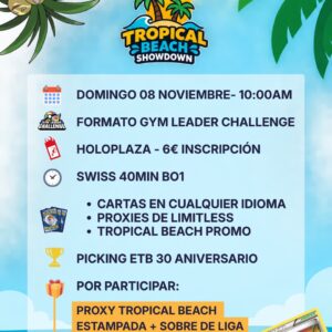 Tropical Beach Showdown 8 Noviembre 10:00