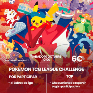 Pokémon TGC League Challenge Sábado 10 Octubre 10:00