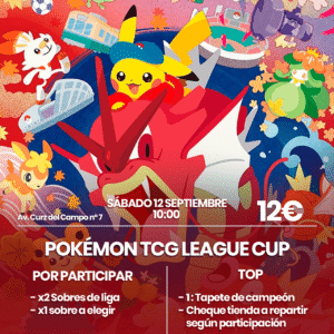 Pokémon TGC League Cup Sábado 12 Septiembre 10:00