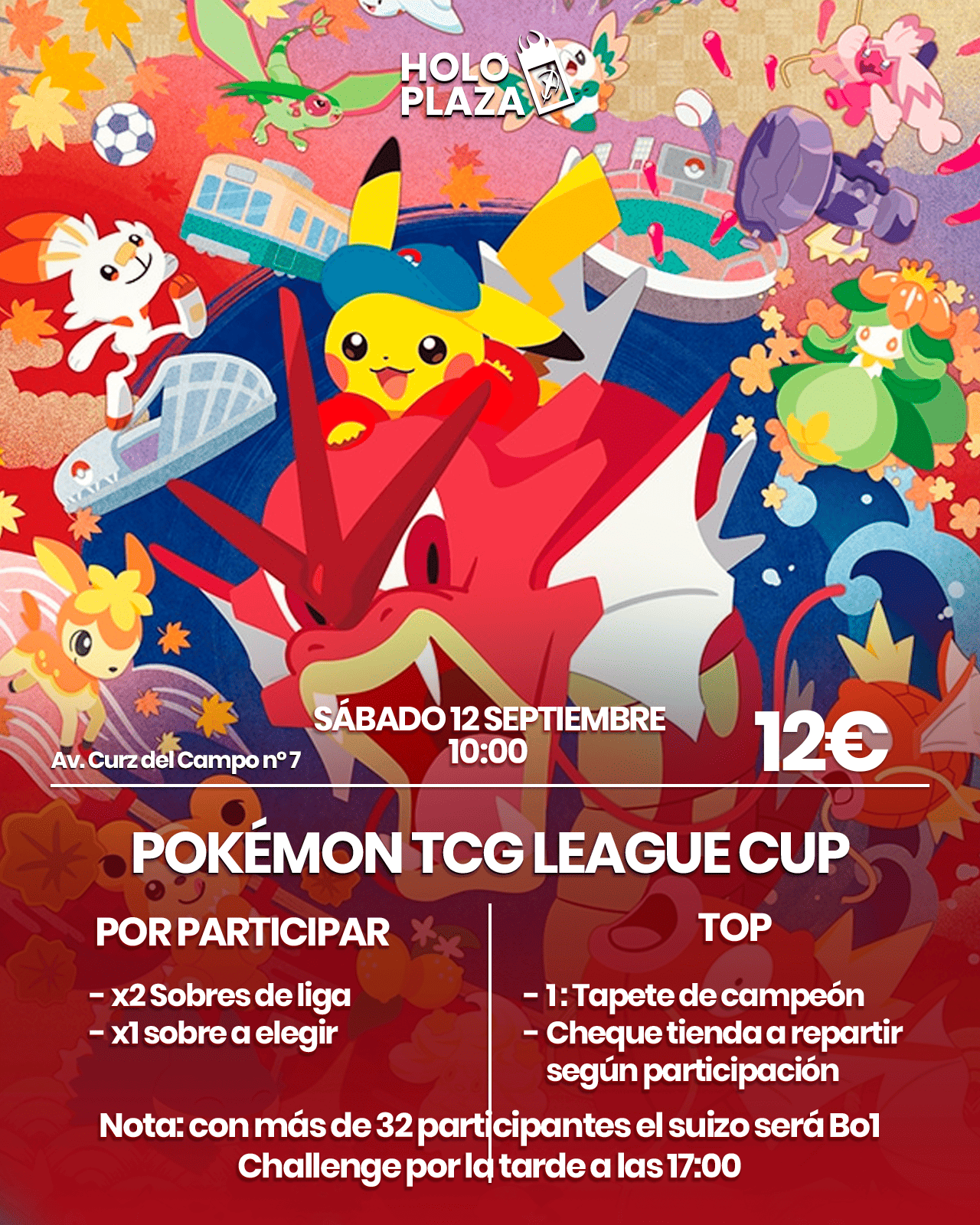 Pokémon TGC League Cup Sábado 12 Septiembre 10:00