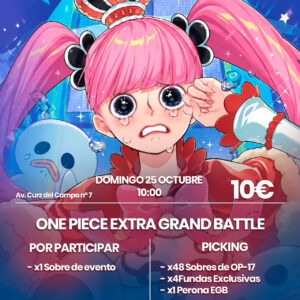 One Piece Card Game Extra Grand Battle Domingo 25 Octubre 10:00