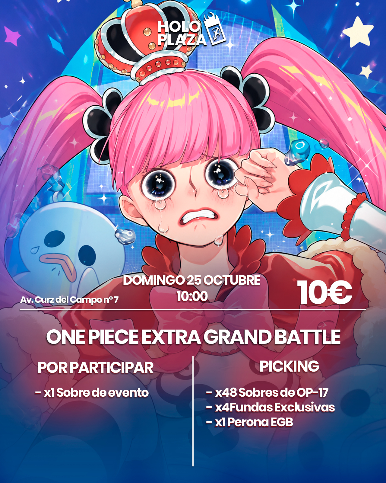 One Piece Card Game Extra Grand Battle Domingo 25 Octubre 10:00